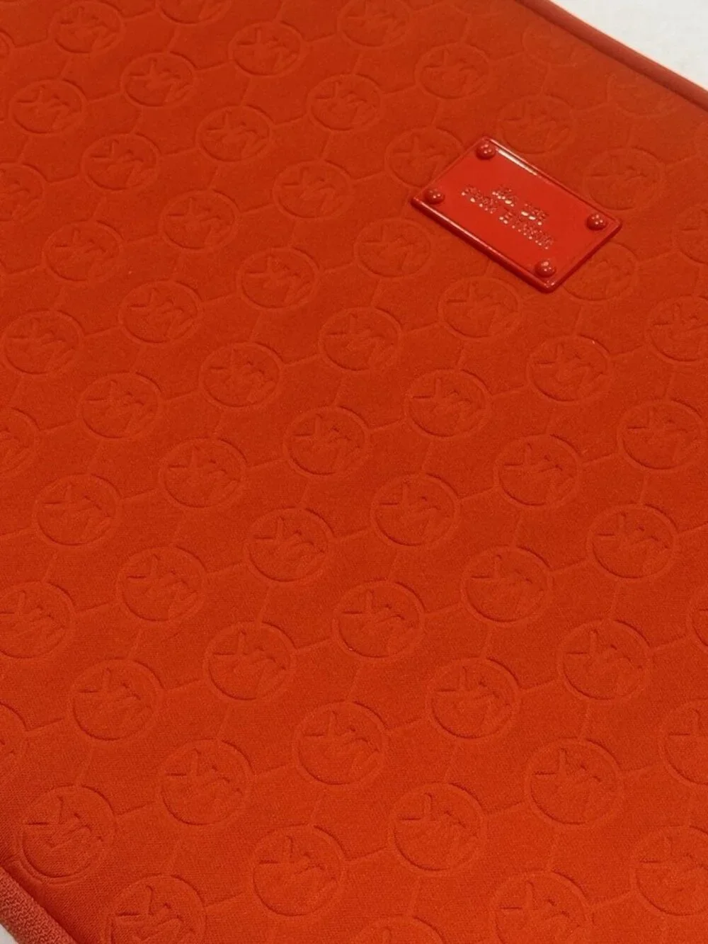 Michael Kors Neoprene Laptop Case Orange